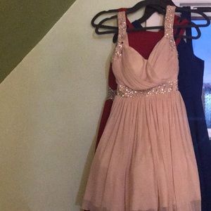 Light pink homecoming dress worn once